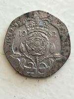 Englische Münze 20 Pence 1982 Queen Elizabeth II.