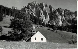 458 Kirche ABLÄNDSCHEN BE gel. 1960 Mit Jaunpass-Stempel!
