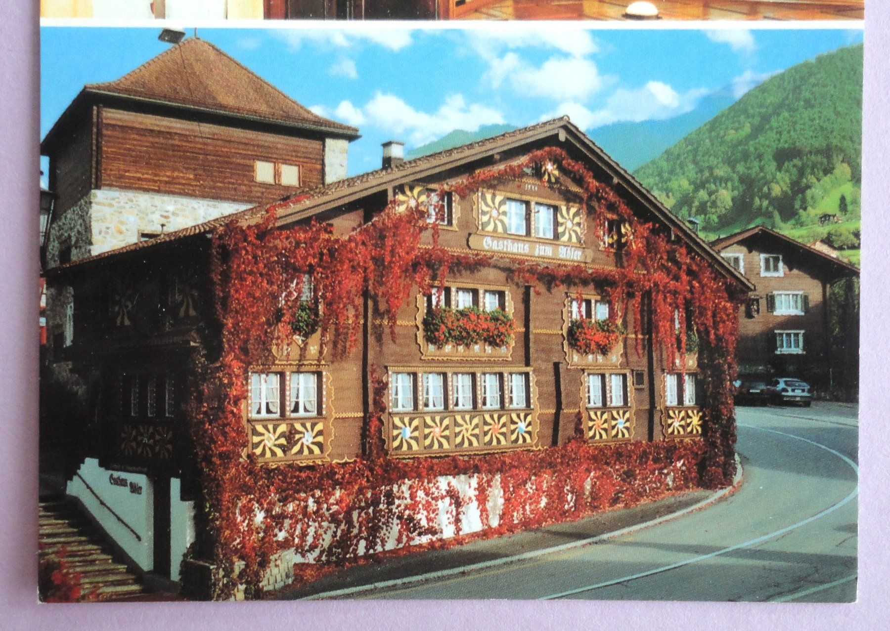 Cartoline postali: Restaurant Adler, Bürglen – Usato da Fétigny venduto da Billy2miny 1
