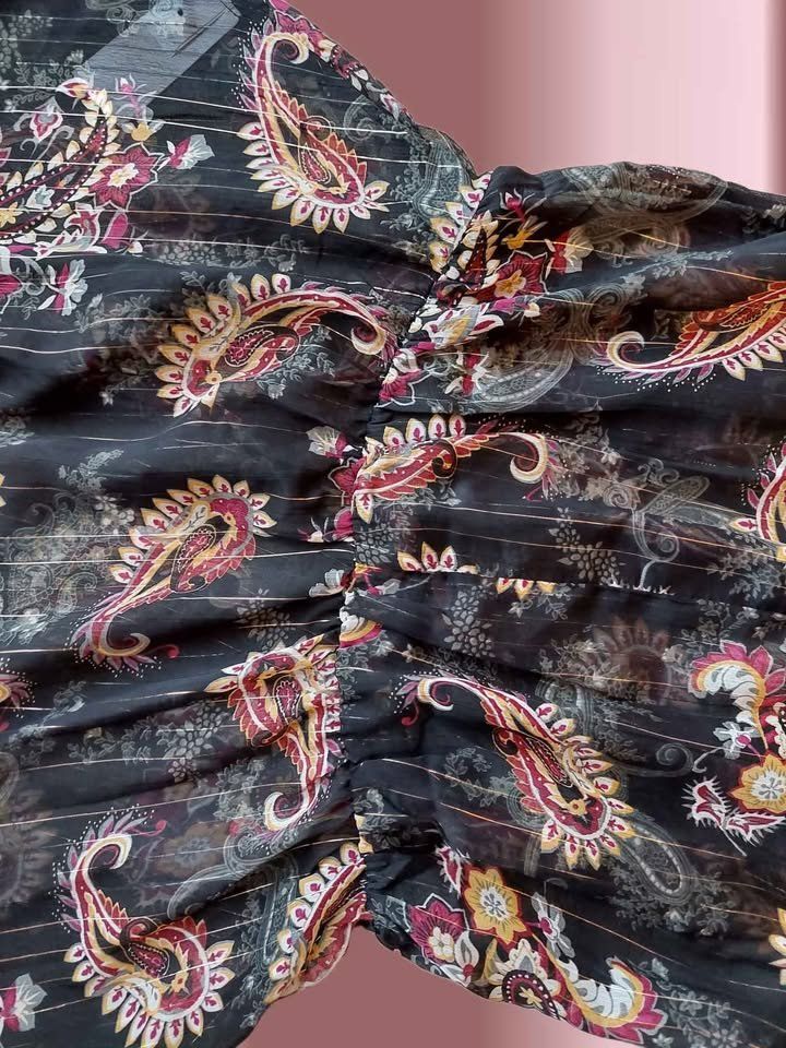 Camicette: Schicke Chiffon Bluse Paisleymuster – Nuovo e nell'imballaggio originale da Aarburg venduto da Hystoria 2