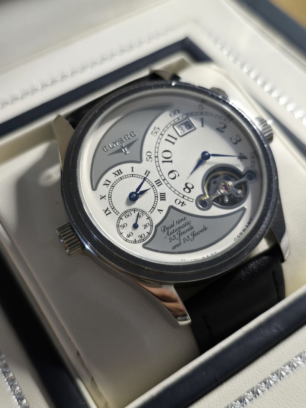 Orologi: Montre Elysee Dual Time Automatique – Usato da Les Acacias venduto da watinjo 1