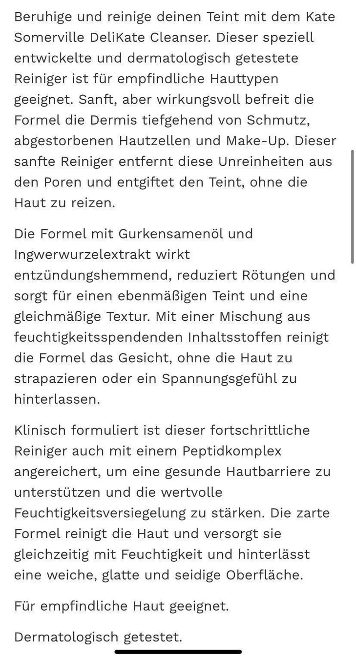Cura del viso: Kate Somerville DeliKate Cleanser,NEU, Ladenpreis CHF50.00 – Nuovo e nell'imballaggio originale da Zürich venduto da deruja 8