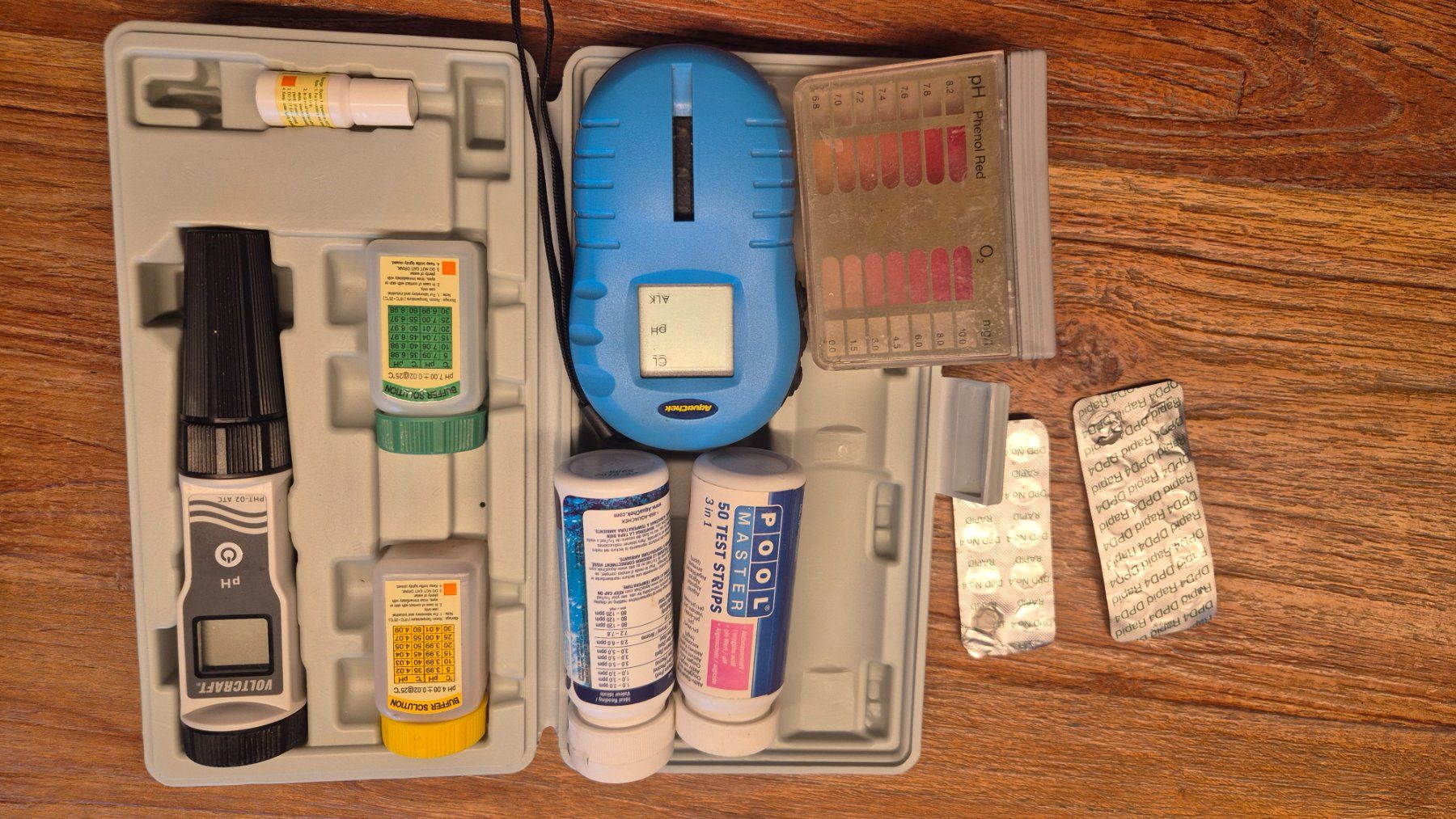 Messen: Wasser Test Koffer PH Messgerat Teststreifen Poolmaster – Gebraucht aus Oberentfelden von Zimen