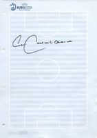 Franz Beckenbauer 1945-2024 Autogramm signiert A4 Blatt EURO