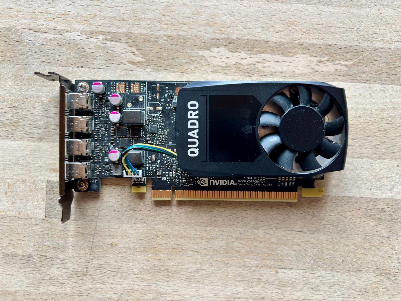 Nvidia Grafikkarten: NVIDIA Quadro P1000 (4GB) – Gebraucht aus Frutigen von Magistrat1353 1