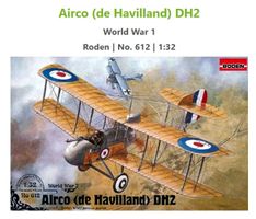 Roden 1:32 Kit no.612 "Airco DH-2" + Eduard large etched par