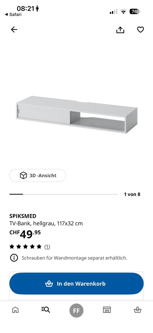 Mobili TV: SPIKSMED - TV-Möbel – Usato da Langenthal venduto da floer27 1