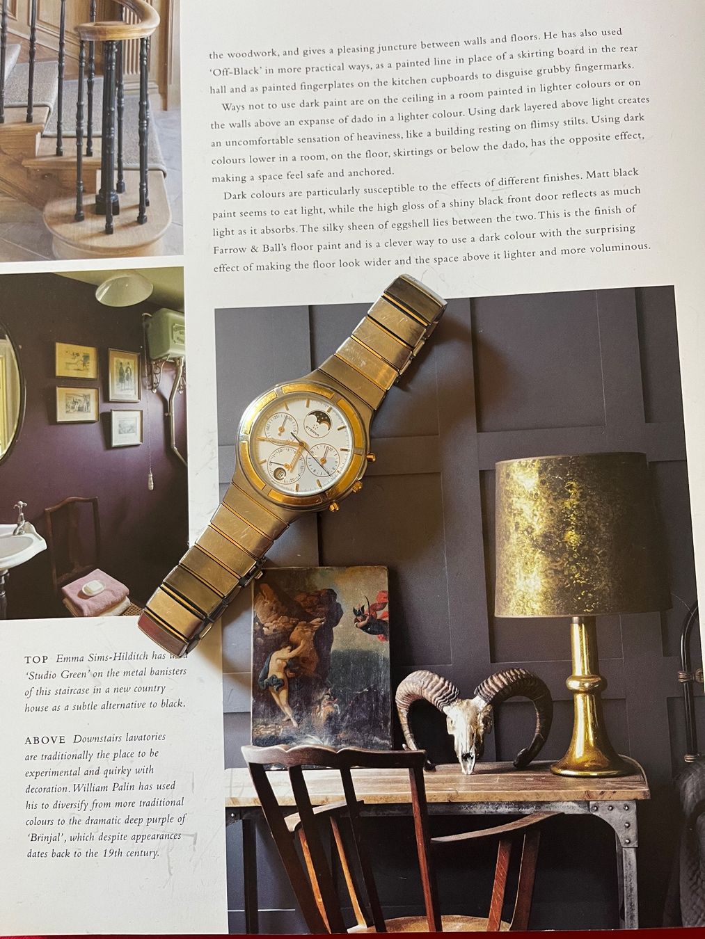 Eterna Orologi: Eterna or/acierChronographe Phases de Lune – Usato da GENEVE venduto da hehakasapa