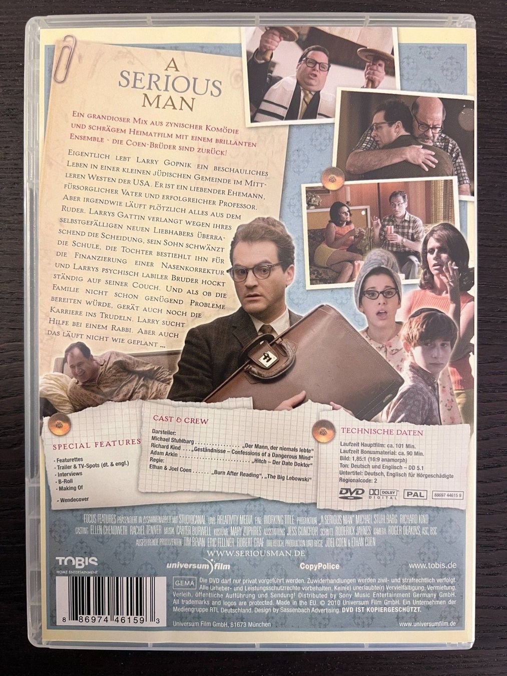Tous les DVDs: A Serious Man – D'occasion à Zürich par FilmFreunde 1