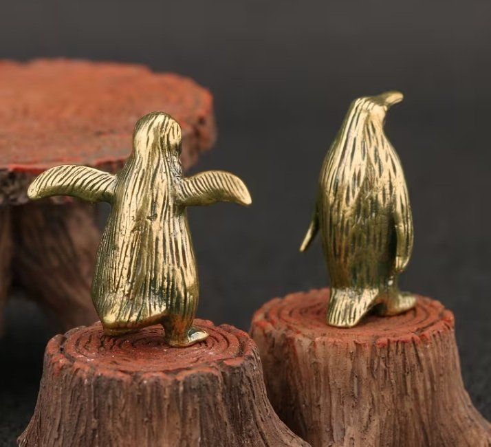 Statuette: 2er-Set Pinguin aus Messing – Nuovo (secondo la descrizione) da Uerkheim venduto da Kaufoption 2