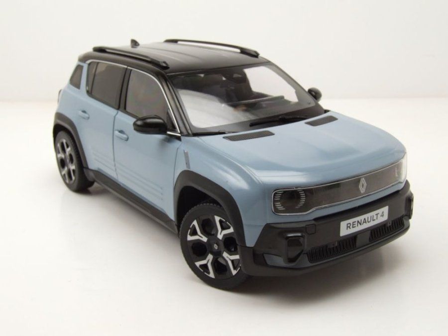 Renault Modellautos: Renault 4 E-Tech seit 2025 hellblau / schwarz 1:18 von NOREV – Neu und originalverpackt aus Gerlafingen von espero88 8