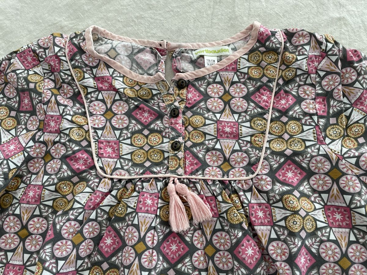 Camicette, T-shirt & Top: Vertbaudet Tunika Gr. 156 Mädchen – Usato da Weesen venduto da Steiboeck 1