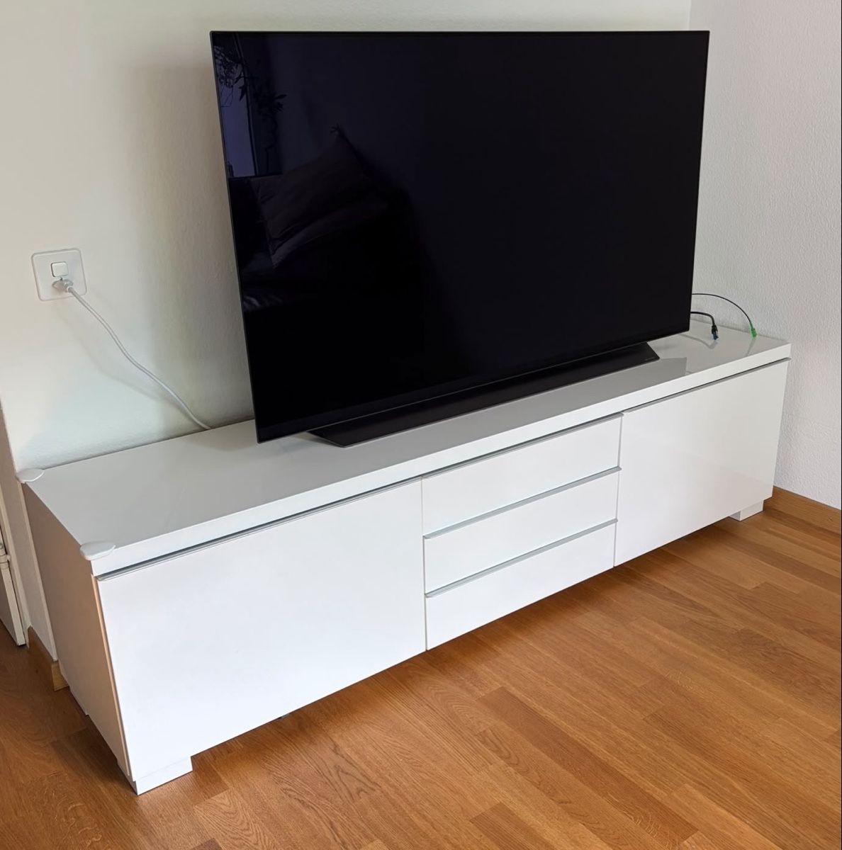 Ikea Mobili TV: TV Sideboard, Ikea Besta burs, weiss – Usato da Basel venduto da fab_5plp