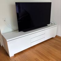 TV Sideboard, Ikea Besta burs, weiss