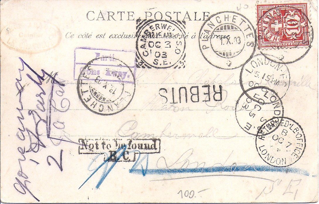 Cartoline postali: LE CHÂTELOT – Usato da Les Verrières venduto da Scampi0 1