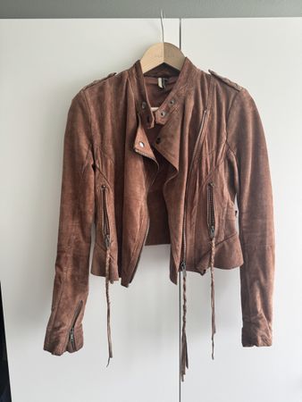 Lederjacke Topshop