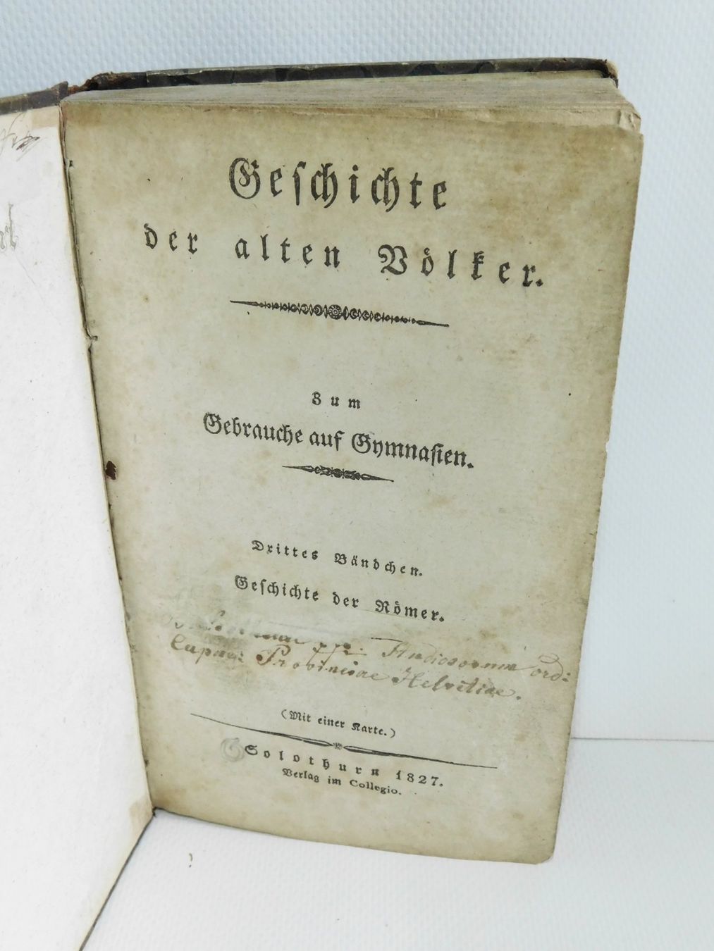Bücher: Antike Bücher 1827er – Gebraucht aus Emmenbrücke von Ulisse-22 1