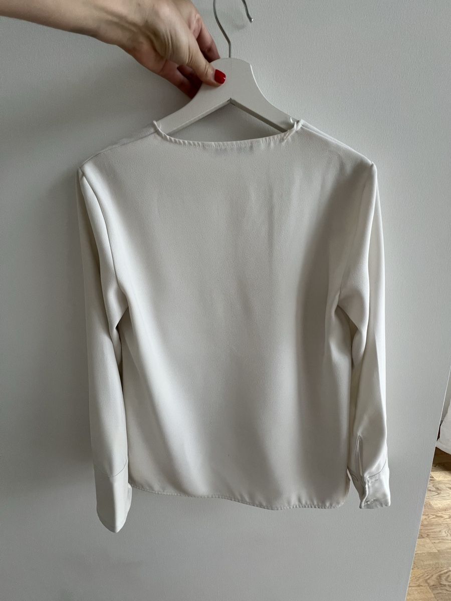 Zara Blusen: ZARA Long Sleeve Blouse White Size S – Gebraucht aus Zürich von mps_9cp7 1