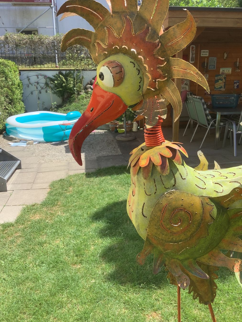 Figuren: Metallvogel als Gartendekoration – Gebraucht aus Winterthur von Shipmates 3