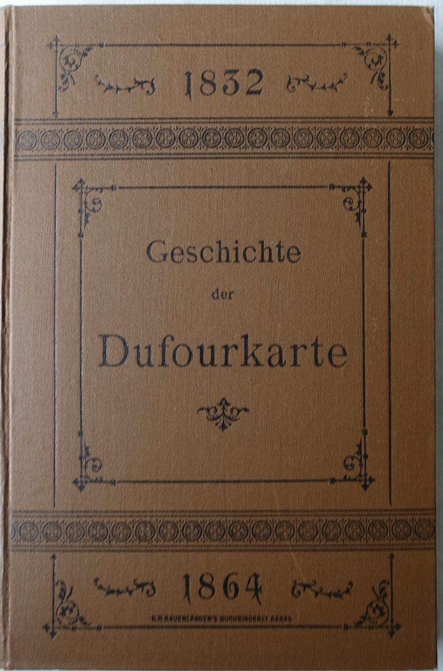 Libri: Geschichte der Dufourkarte - Bern 1896 – Usato da Zürich venduto da Schatzmeister1