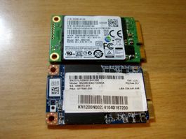 1 stück 120gb mSata ssd. getestet.