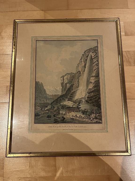 Incisioni: Stich Staubbach Lauterbrunnen – Usato da Bremgarten b. Bern venduto da m-stalder80