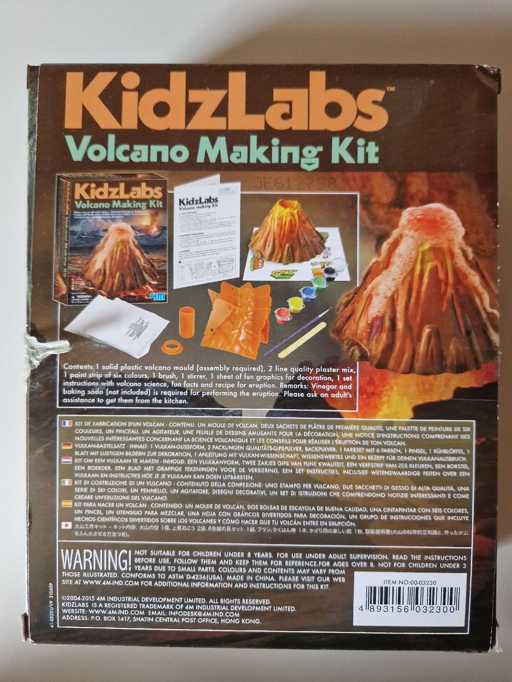 Giocattoli: KidzLabs Vulkan Bausatz, Experimentierkasten – Usato da Herisau venduto da etajo 1