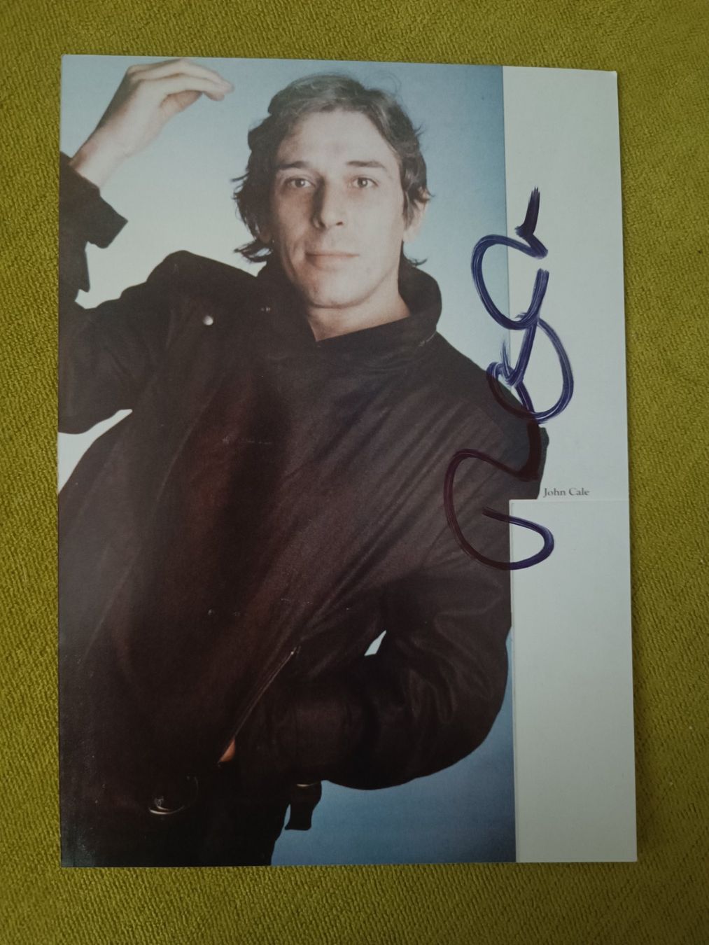 Autografi: John Cale - 13x18cm - selten – Usato da Menziken venduto da Artographs