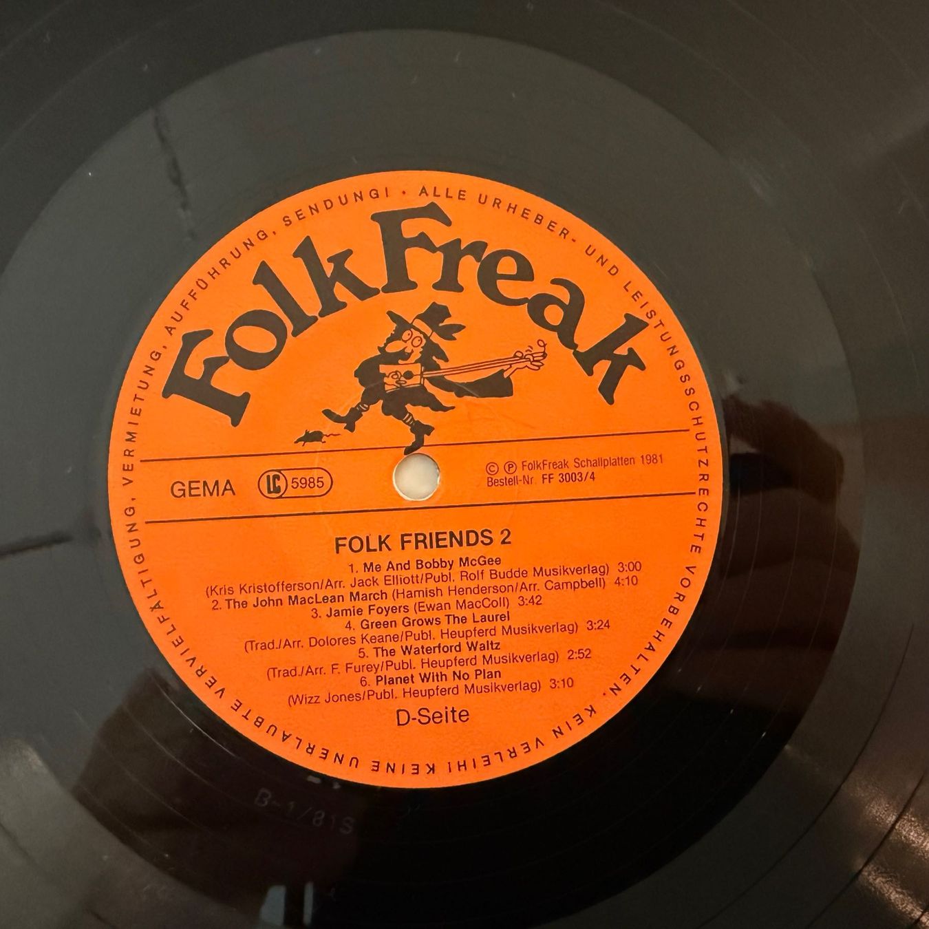 Dischi in vinile: FOLK FRIENDS 2 – Usato da Zürich venduto da fehlton 8