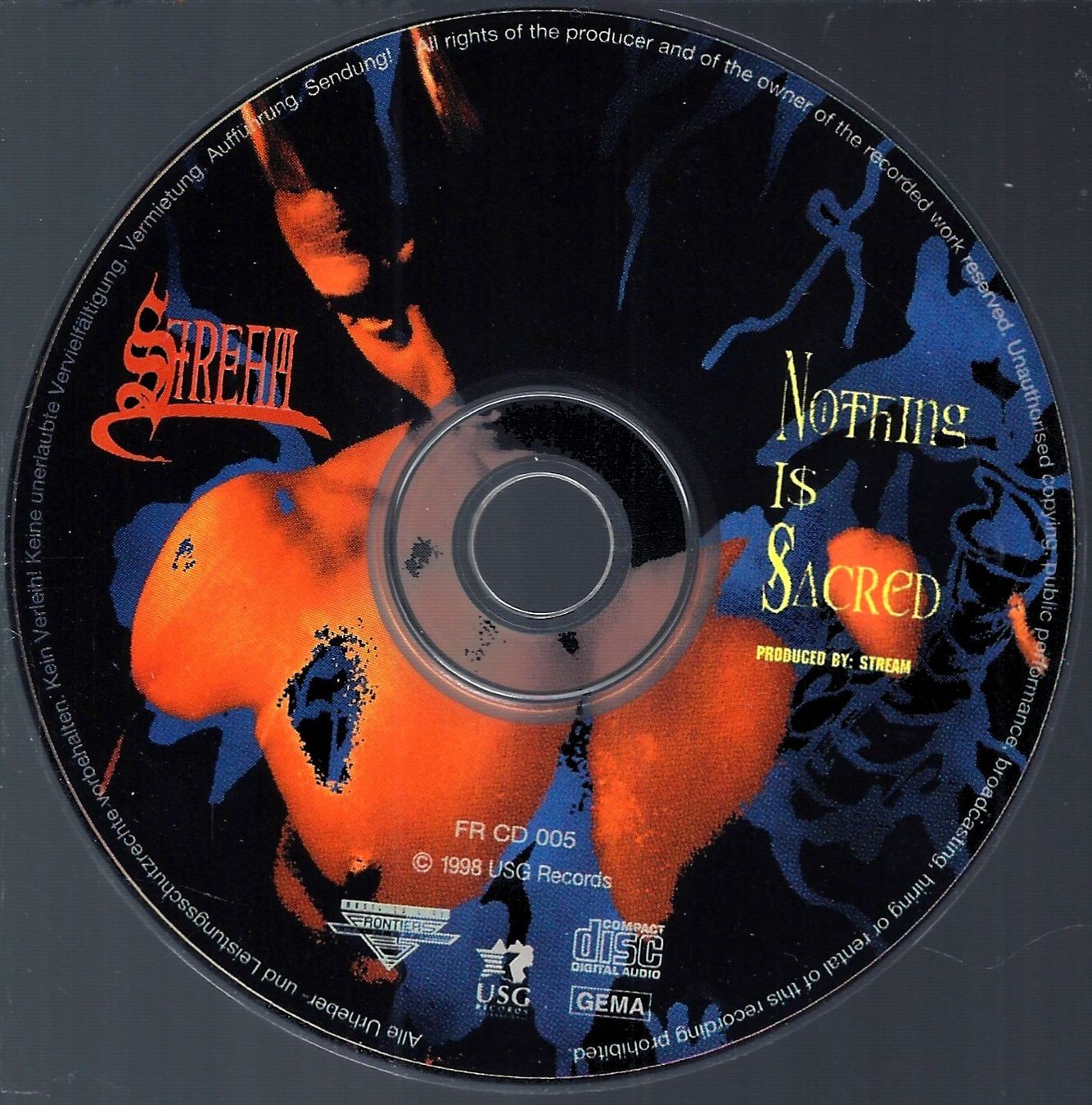 CDs: Stream NOTHING IS SACRED Hard Rock, Heavy Metal CD – Gebraucht aus Kandergrund von Sososo 2