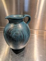 Steuler Keramik Henkelkrug Vase Vintage 20cm petrol