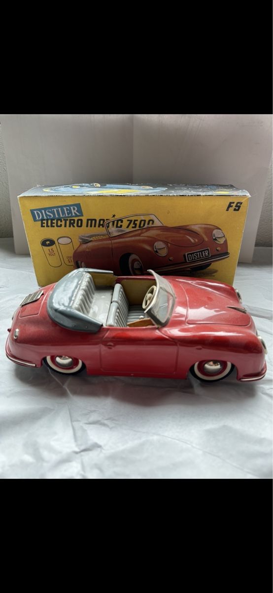Distler Giocattoli: Distler Porsche mit Box und Lenkkabel – Usato da Binningen venduto da kal_5nsj 3