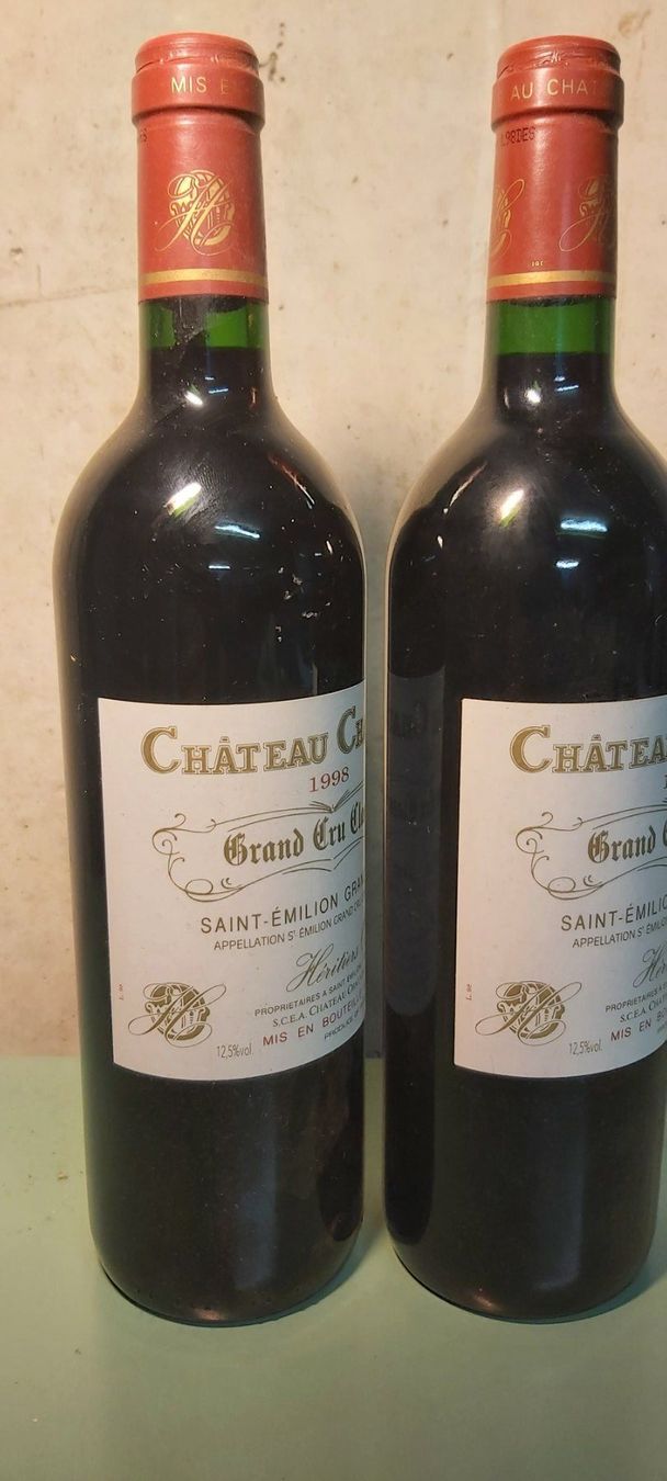 Vino: 2 Flaschen Chateau Chauvin 1998 – Nuovo (secondo la descrizione) da Uffikon venduto da Betterwo 1