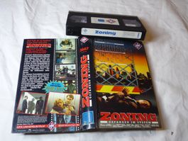 VHS Rarität - Zoning gefangen im system  - 80er Erstausgabe