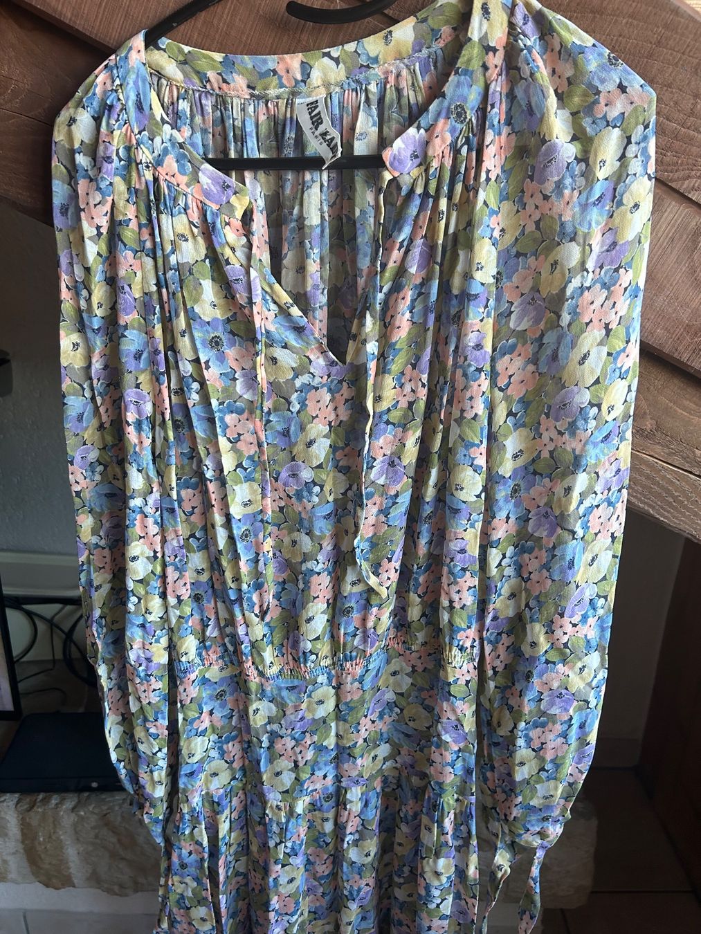 Vestiti: Robe fleurie longues manches vintage – Usato da Courrendlin venduto da loko2910 2