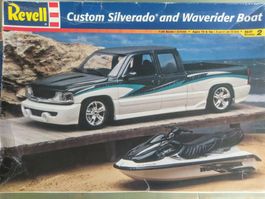 Revell Chevy Chevrolet Silverado und Waverider boat 1:25