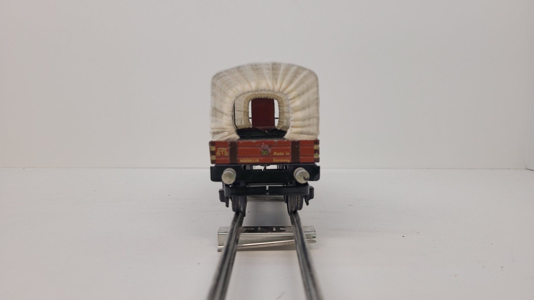 Märklin Modellini di ferrovie: Spur 0, Märklin Planenwagen der Deutschen Reichsbahn – Usato da Büsserach venduto da ModellbahnDepot 2
