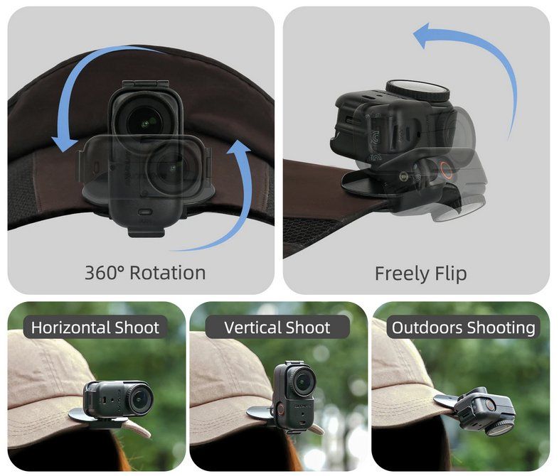 Action Cam: Drehbare Halterung für DJI Osmo Nano -  support rotatif – Neu und originalverpackt aus Bussigny von SHOP-DRONE-UNIVERS 3