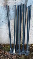 Runde Zaunpfosten für Metallzaun