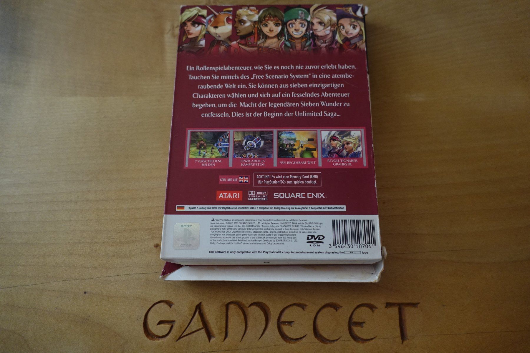 Sony Spiele: Unlimited Saga - Collector's Edition – Gebraucht aus Steinach von Gamecet 4