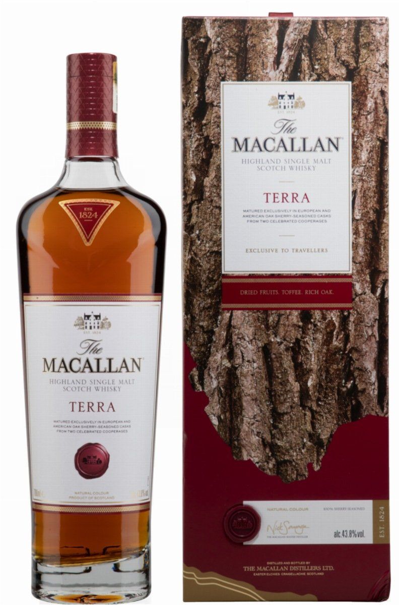 Macallan Bevande alcoliche: Macallan Terra Single Malt Whisky – Nuovo e nell'imballaggio originale da Oberrieden venduto da phmsales