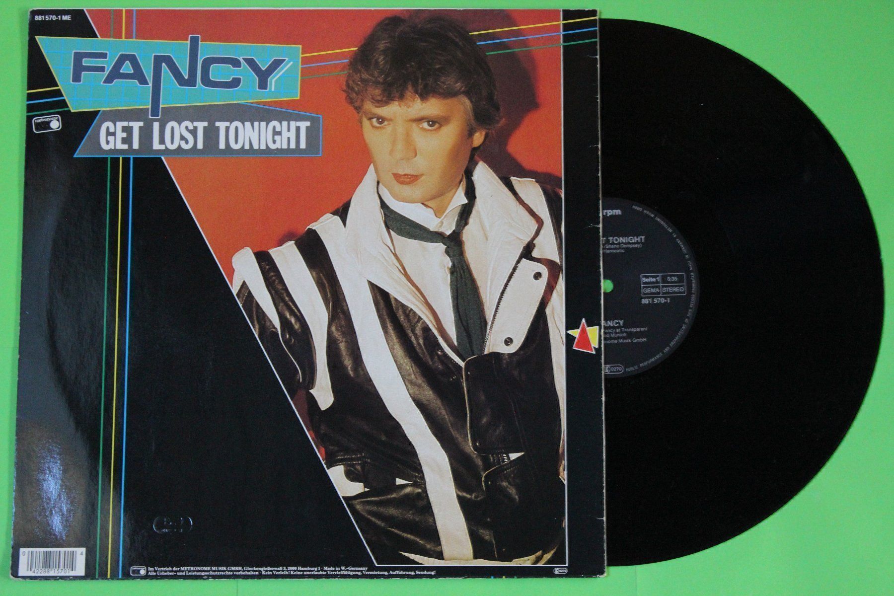 Dischi in vinile: Fancy - Get lost tonight 12" Vinyl Maxi-Single 1984 – Usato da Tübach venduto da JamesStone 1