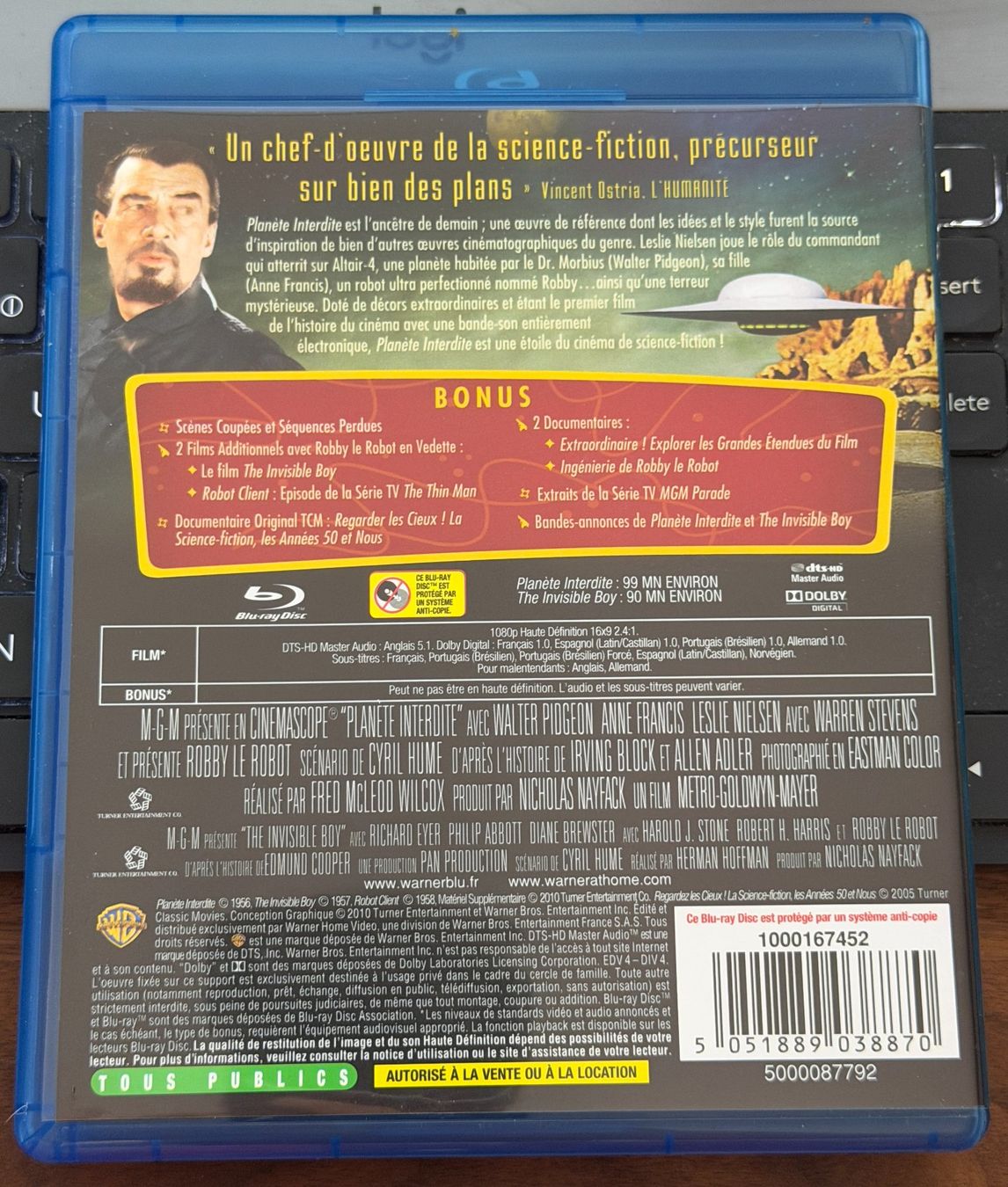 Tutti i DVDs: Planète interdite (1956) - Blu-ray – Usato da Semsales venduto da __Florian__ 2