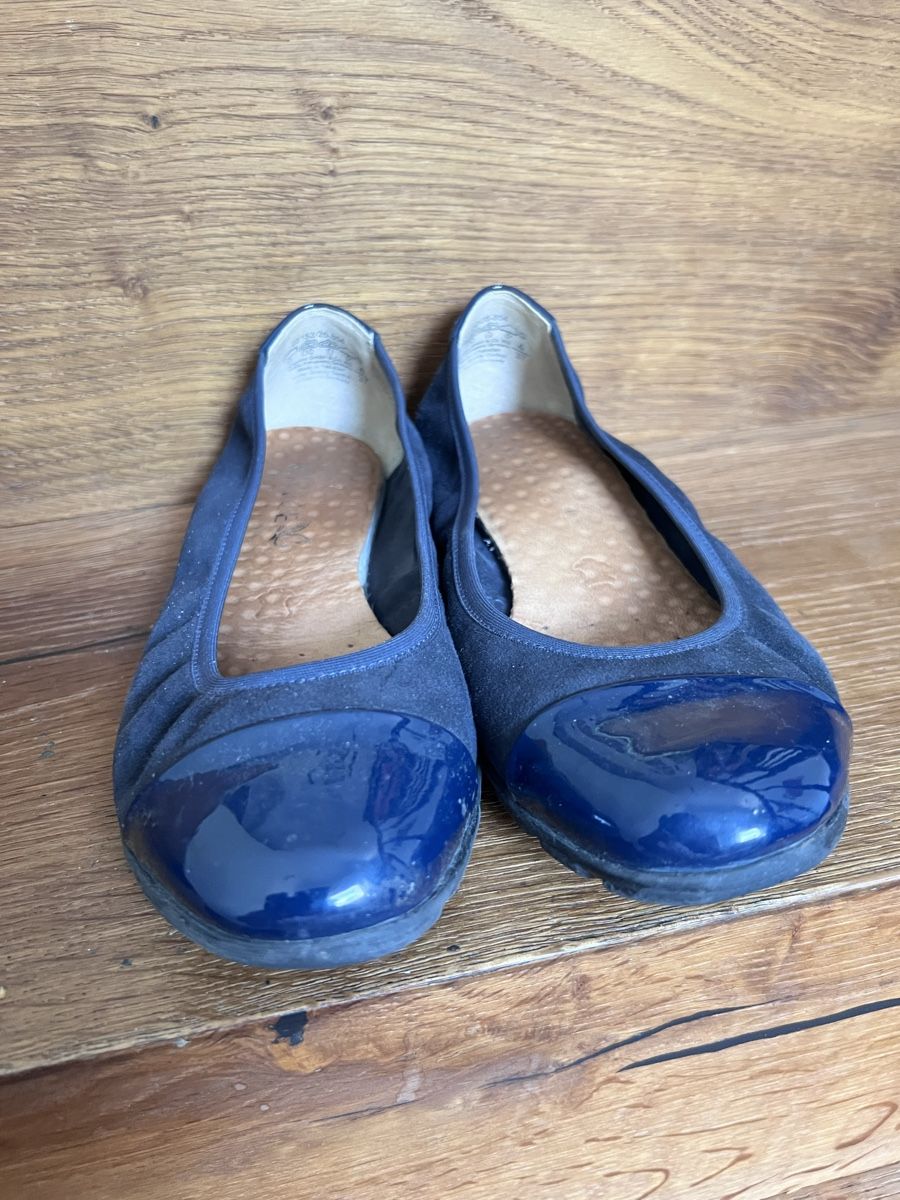 Damenschuhe: Ballerinas Caprice dunkelblau Grösse 37  – Gebraucht aus Unterterzen von syllalex