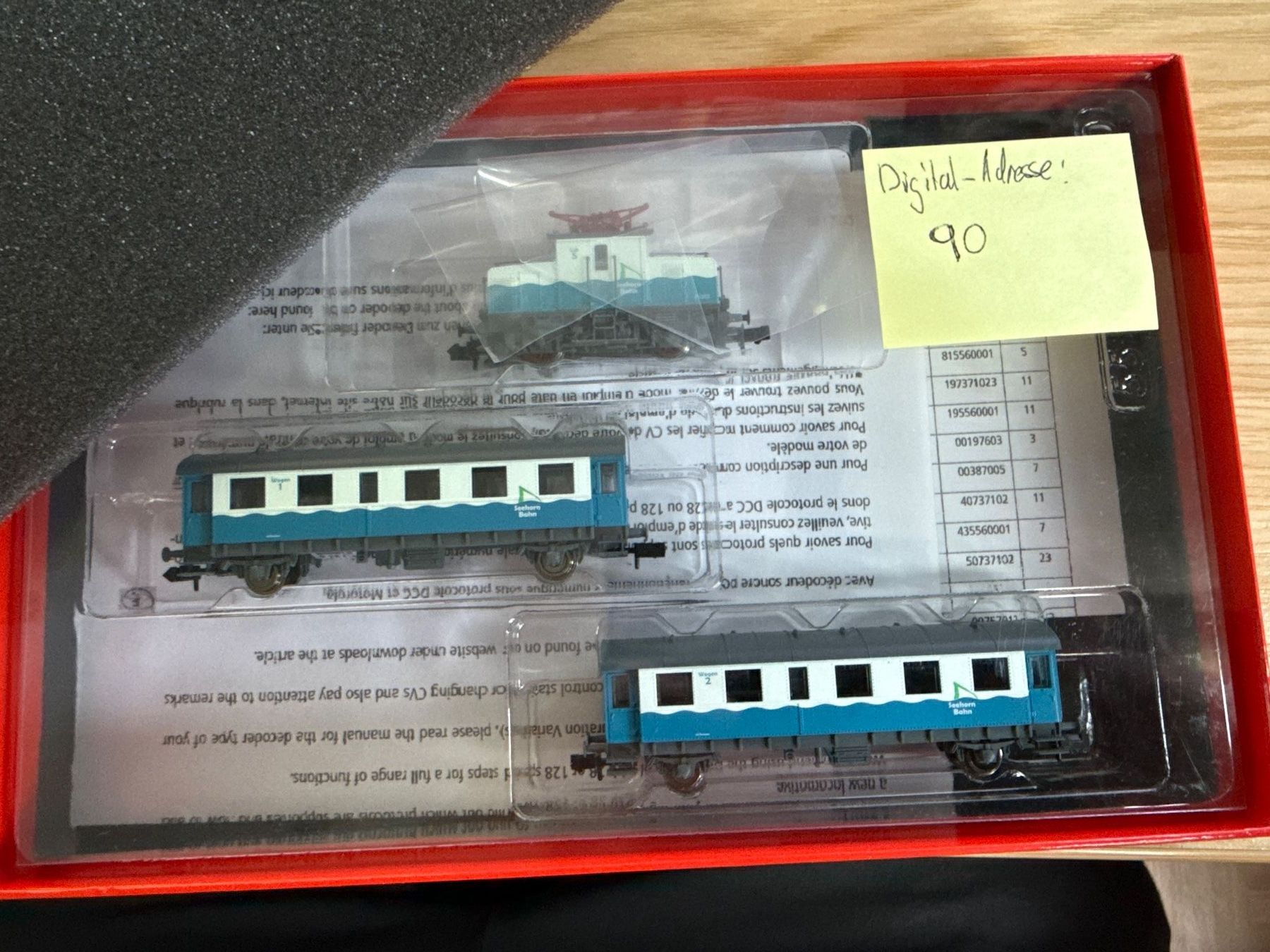 Fleischmann Modellini di ferrovie: Fleischmann - 3-tlg Set: Zahnradbahn, Privatbahn-DCC Digital – Usato da Rümlang venduto da dat_2b6c 1