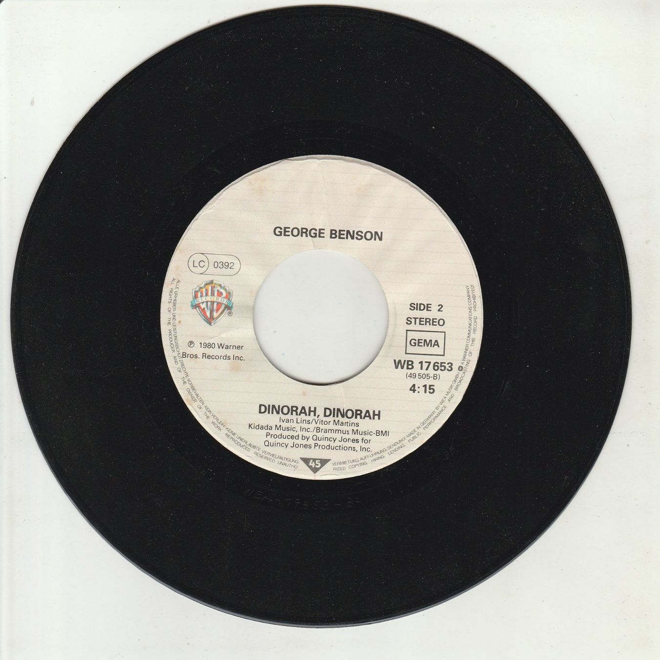 Dischi in vinile: George Benson - Give me the Night 7" Vinyl 1980 – Usato da Tübach venduto da JamesStone 3