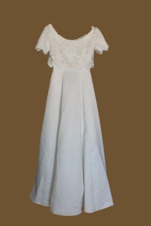 Robe de mariée blanche ivoire - Taille 44