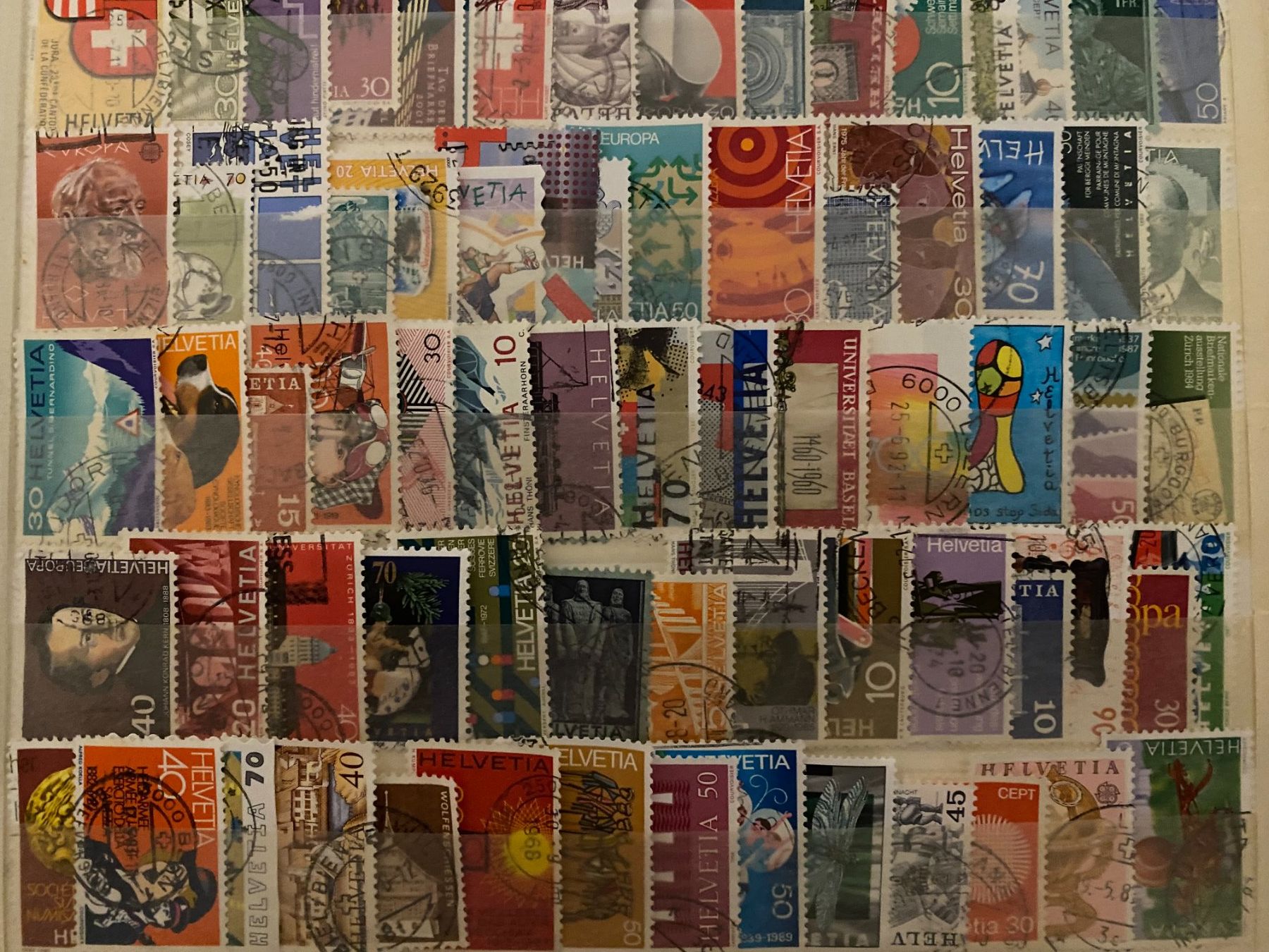 Tutti i francobolli: Briefmarken Sammlung Schweiz, 120 stuck – Usato da matten b. interlaken venduto da jfran17 3