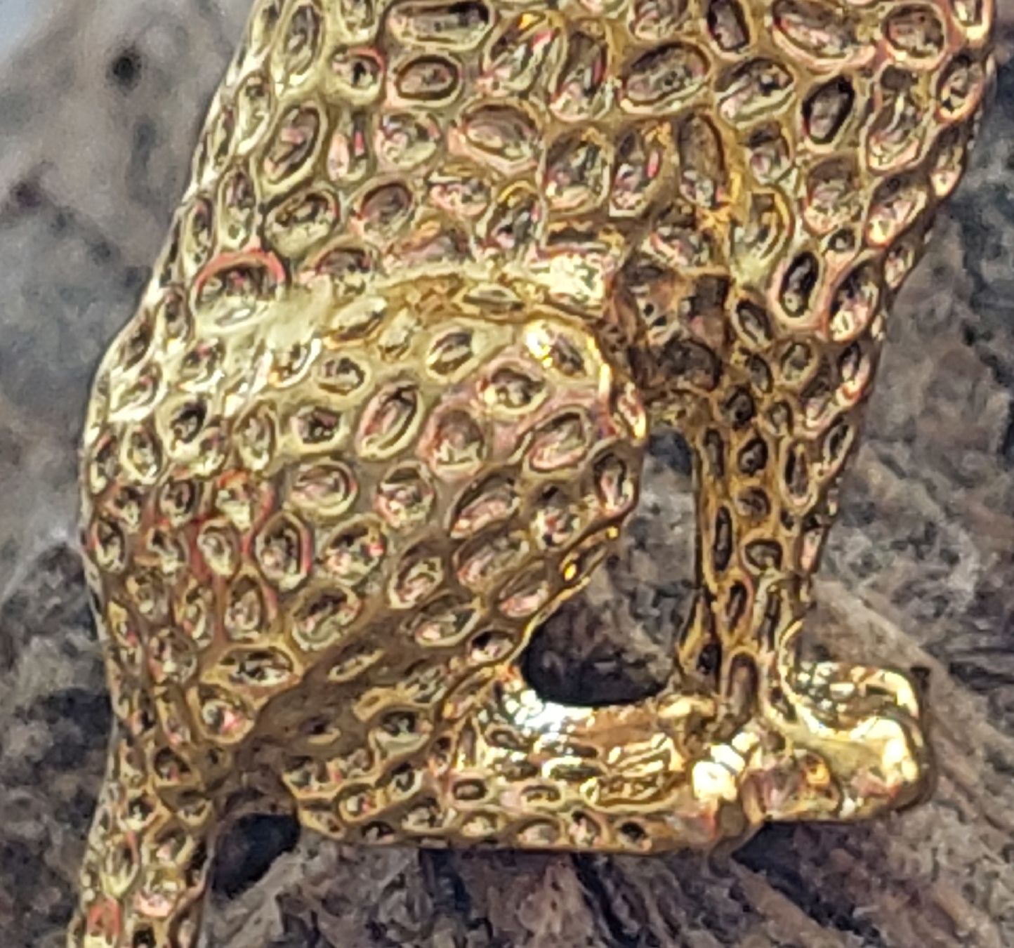 Broschen & Nadeln: Goldfarbener Vintage-Leopard Brosche – Neu (gemäss Beschreibung) aus Oberwil BL von Kukkaniitty 2