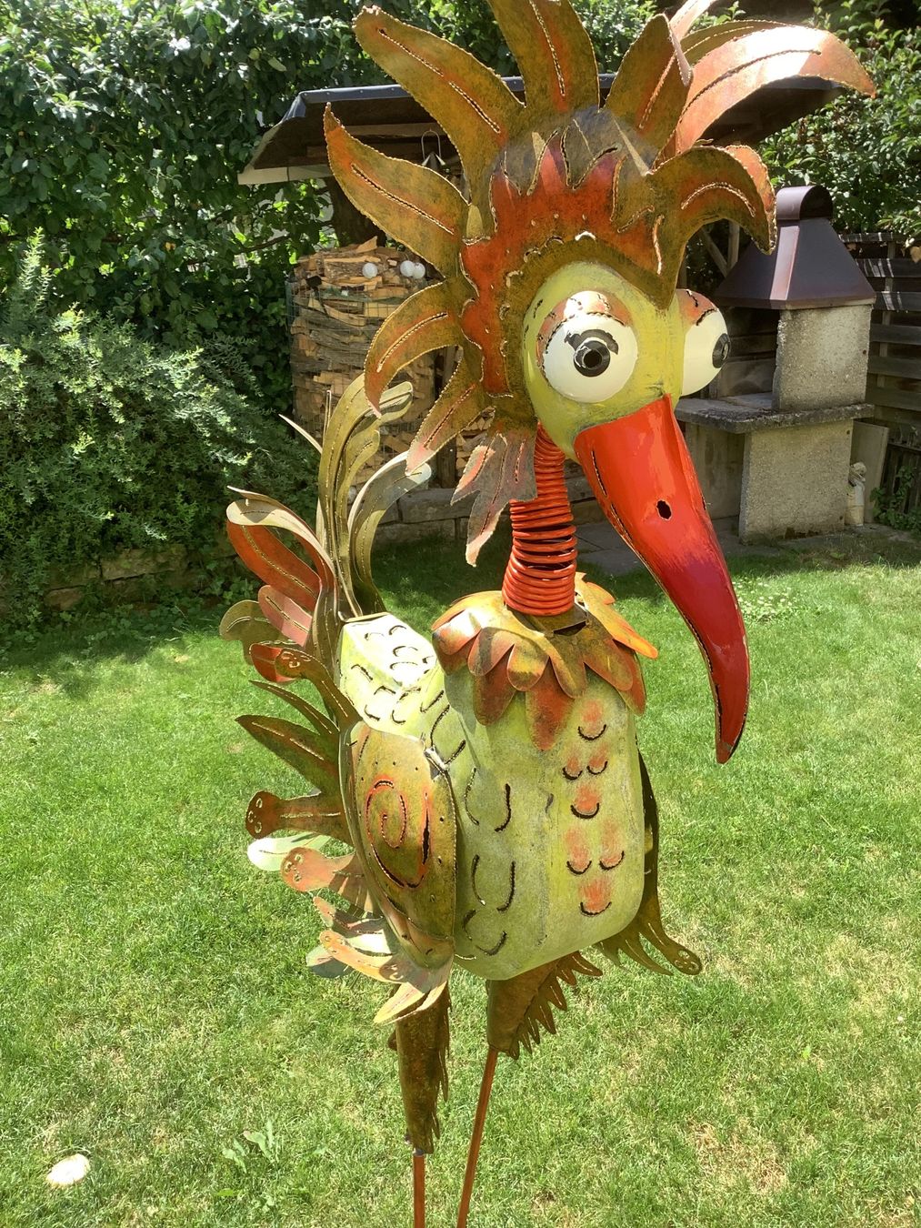 Figuren: Metallvogel als Gartendekoration – Gebraucht aus Winterthur von Shipmates